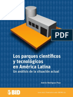 Parque Cinetificos y Tecnologicos en America Latina