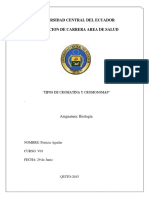 Tipos de Cromatina y Cromosomas