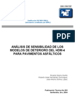 análisis de sensibilidad de MD del HDM-4 (Instituto Mexicano).pdf