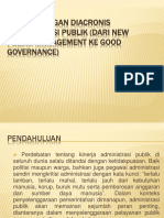 Perkembangan Diacronis Administrasi Publik (Dari New Public Management Ke Good Governance)