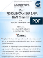 Penglibatan Ibu Bapa Dan Komuniti