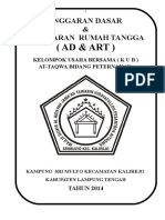 ANGGARAN DASAR and ANGGARAN RUMAH TANGGA