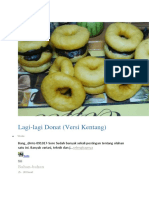 Cara Membuat Donat