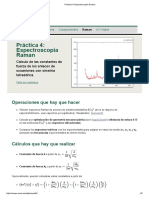 Práctica 4 - Espectroscopía Raman