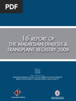 Download 16th Report of the Malaysian Transplant  Dialysis Registry 2008 by AbuHumayra SN36117363 doc pdf