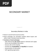 Secondary Markets in India