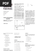 Download Strategic Intervention Material -     Linear and Quadratic Functions by April Gonzales  SN36117469 doc pdf