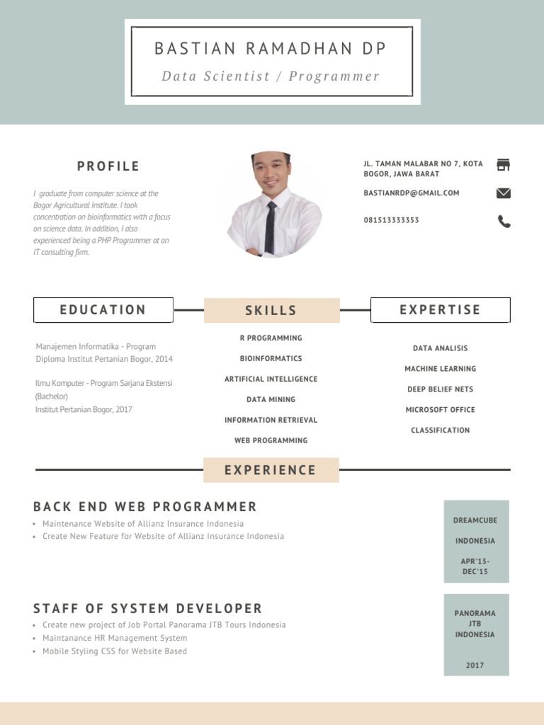 Data Scientist & Programmer Profile | PDF | Business