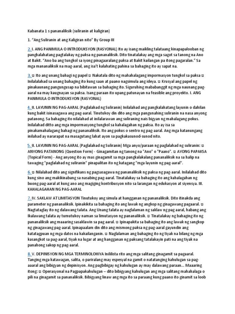 Kabanata 1 sa research paper picture