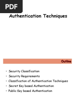 Authentication Techniques