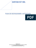 Plan de Desfasurare A Activitatii - Maryab Ist