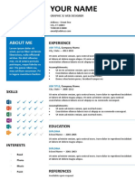 Graphic & Web Designer Resume
