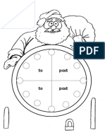 Father Christmas Clock PDF