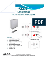 Long Range Long Range: 802.11n Outdoor WISP AP/CPE