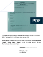 Format Istithaah Haji