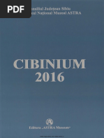 Cibinium. Muzeul ASTRA, 2016