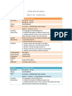 Lesson Plan Form 5