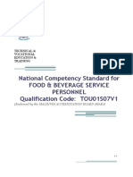 Food & Beverage Service Personnel