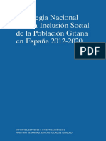 Estrategia Nacionales Nacional para La Inclusión Social de La Población Gitana de España