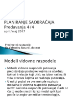 Planiranje Saobraćaja 