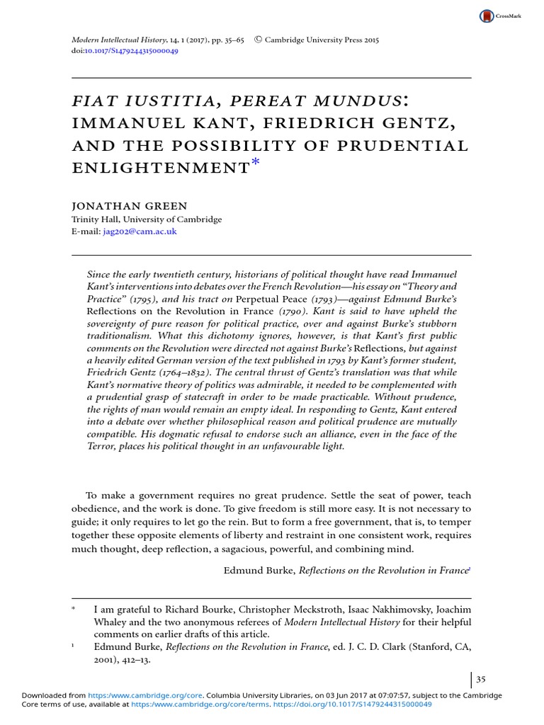 Fiat iustitia pereat mundus