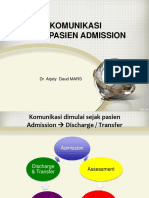 Komunikasi Saat Admission