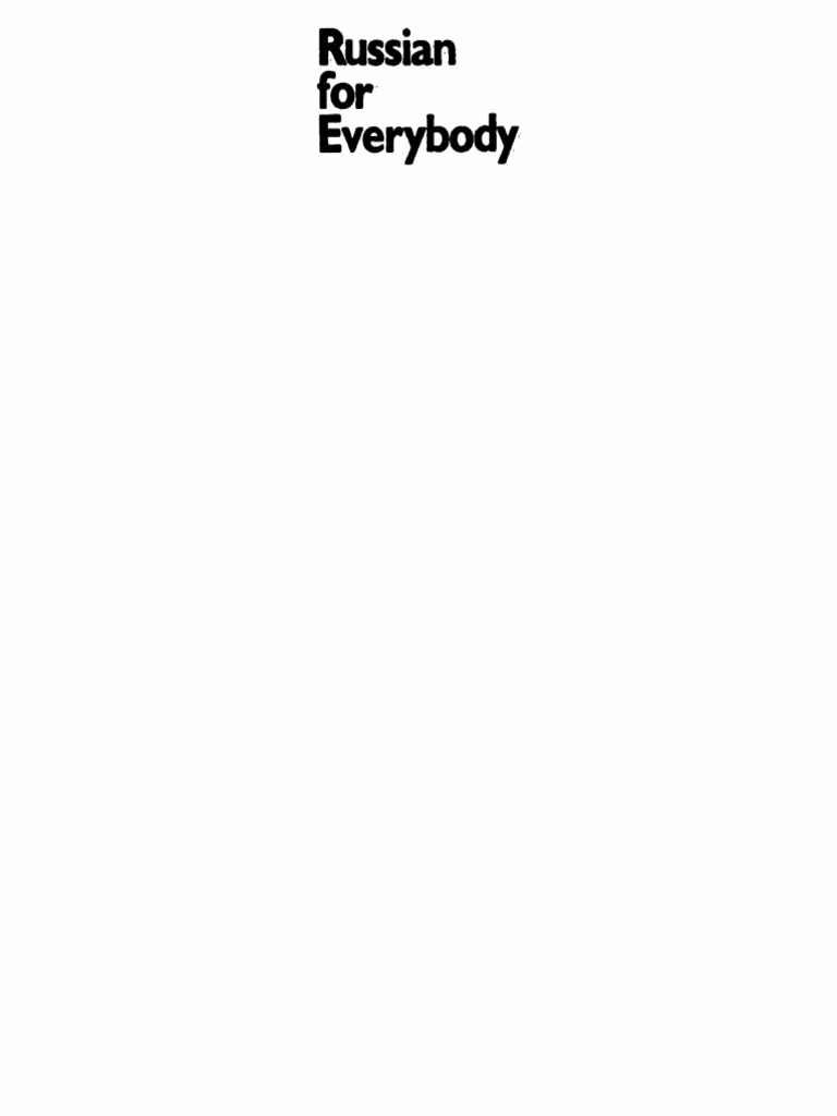 Russian for everybody audio