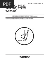 Instruction Manual Brother T-8421C