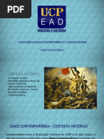 Apresentação Educação Na Idade Contemporânea