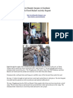 Sewa Bharati Jammu & Kashmir Flood Relief Report 2010