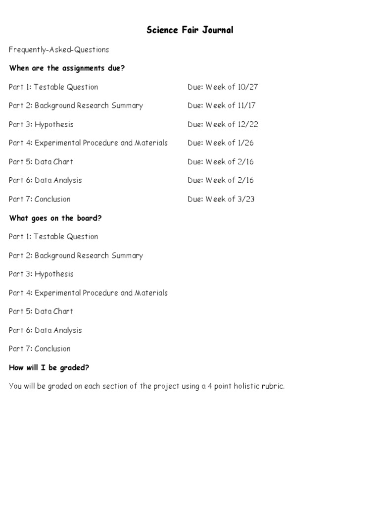 science fair journal worksheets 2nd grade | Scientific Method | Data
