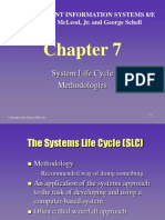 System Life Cycle Methodologies: Management Information Systems 8/E Raymond Mcleod, Jr. and George Schell