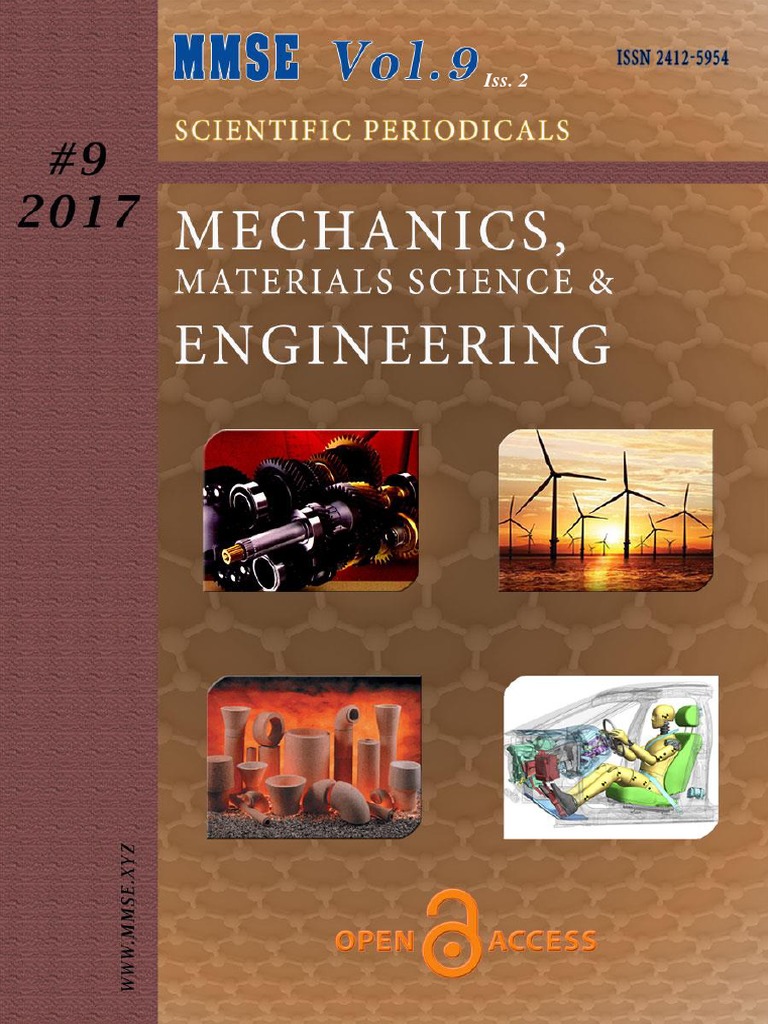 Mechanics, Materials Science & Engineering Journal Vol 9 No 2 Ion
