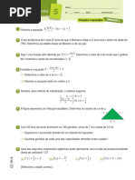 11. Equações e Funções - Ficha de Desenvolvimento