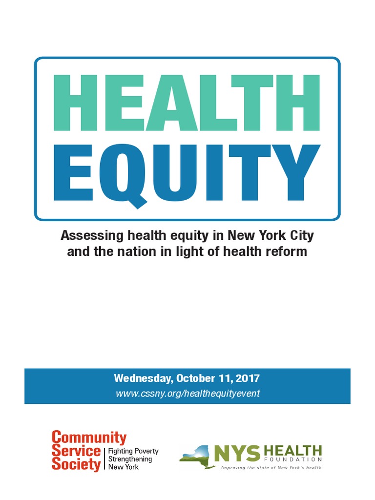 Health Equity - Panel On Accessing Health Equity in New York City ...