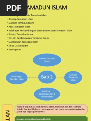 Bab 2 Tamadun Islam September 2017 For Students Pdf