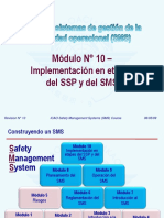 Implementación gradual del SSP y SMS