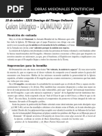 DOMUND-17 liturgia