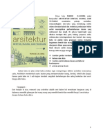 Review Buku Arsitektur Baru