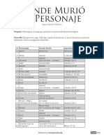 Donde Murio Personaje PDF