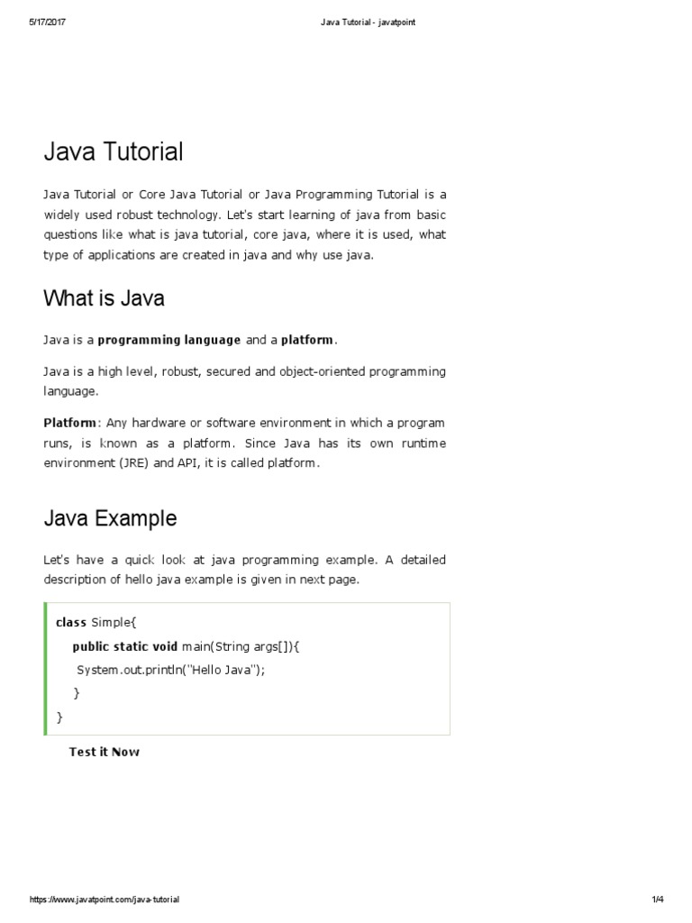 Comprehensive Java Programming Guide | PDF | Java Virtual Machine ...