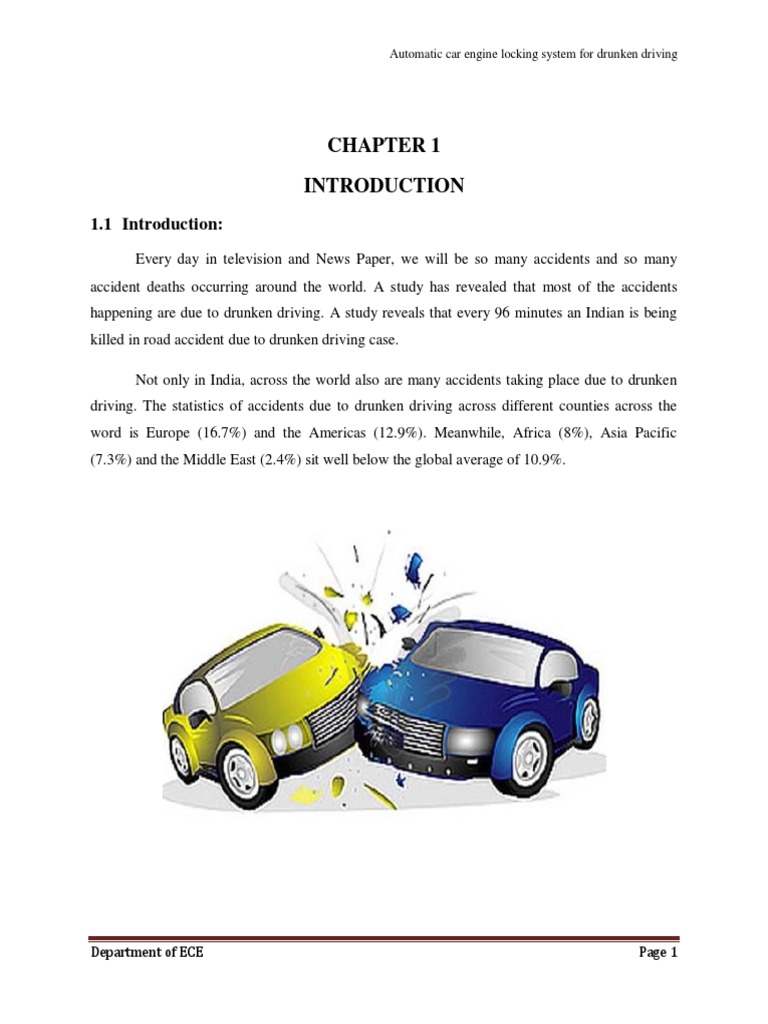 Automatic Car Engine Locking System For Drunken Driving Download Free