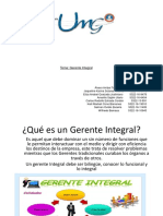 Qué Es Un Gerente Integral