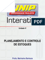 Planejamento e controle de estoques