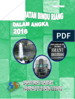 Kecamatan Bindu Riang Dalam Angka 2016