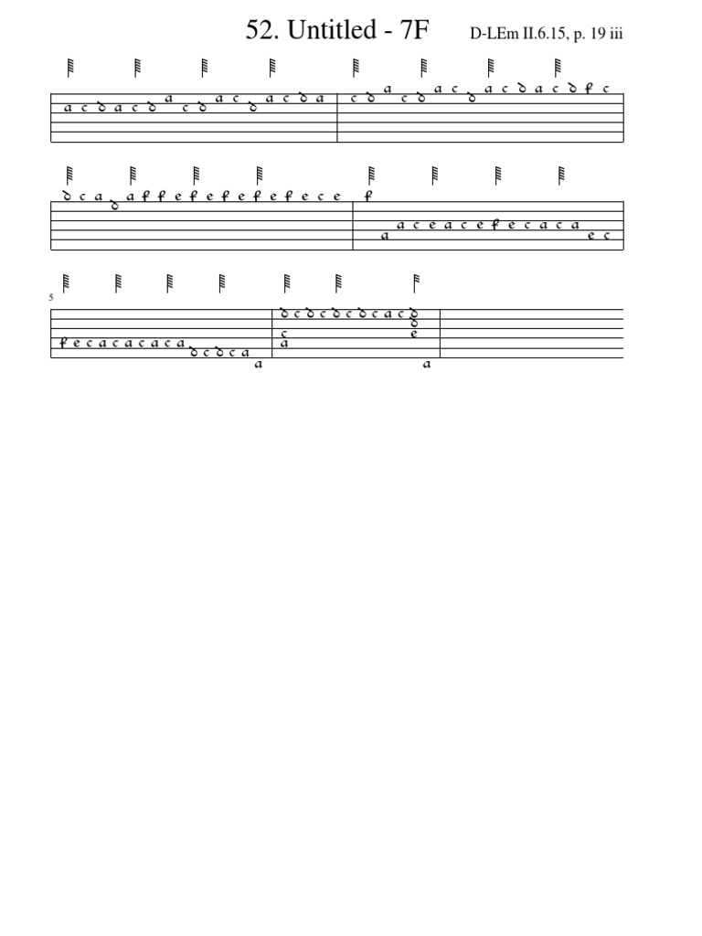 Musical Notation Patterns Analysis | PDF