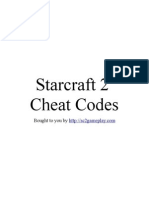 Starcraft 2 Cheat Codes