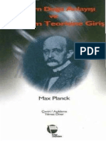 Max Planck - Modern Doğa Analyışı Ve Kuantum Mekaniğine Giriş