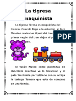 Cuentos Con Fonemas La Letra "T" La Tigresa Maquinista