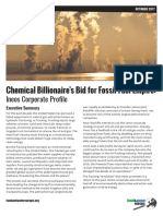 Chemical Billionaire's Bid For Fossil Fuel Empire: Ineos Corporate Profile